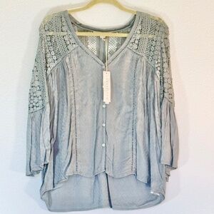 Lace Detail Women's Top by LoveStitch